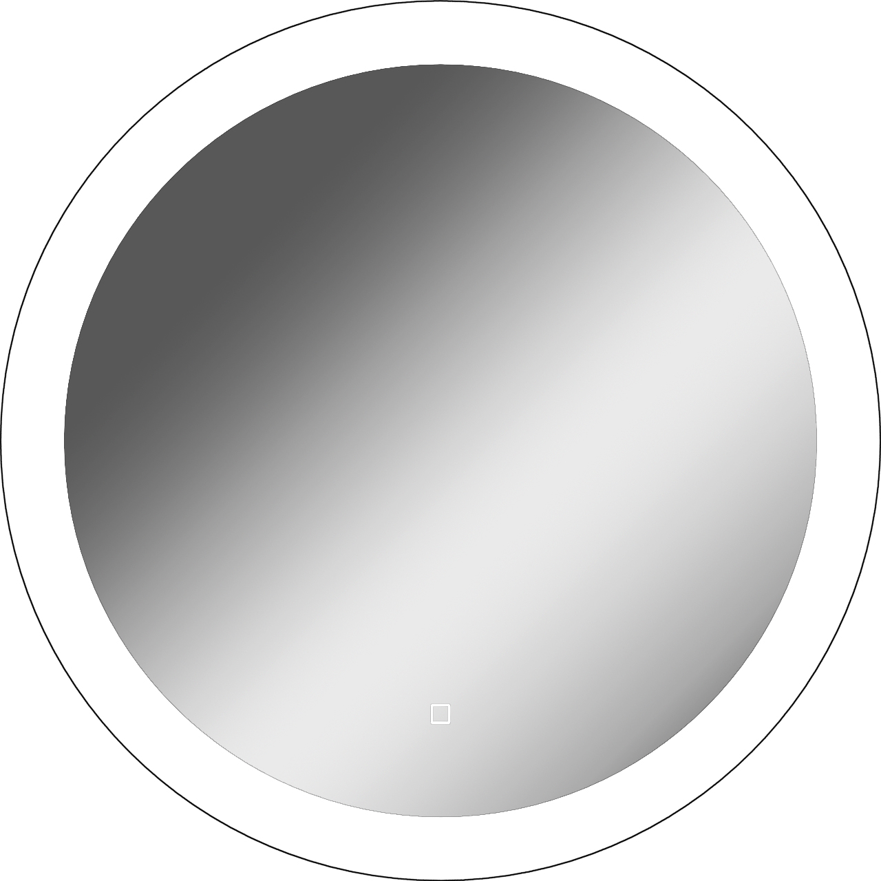 Зеркало Домино Бриджтаун 700х700 с подсветкой покрывало домино серый р 100х150