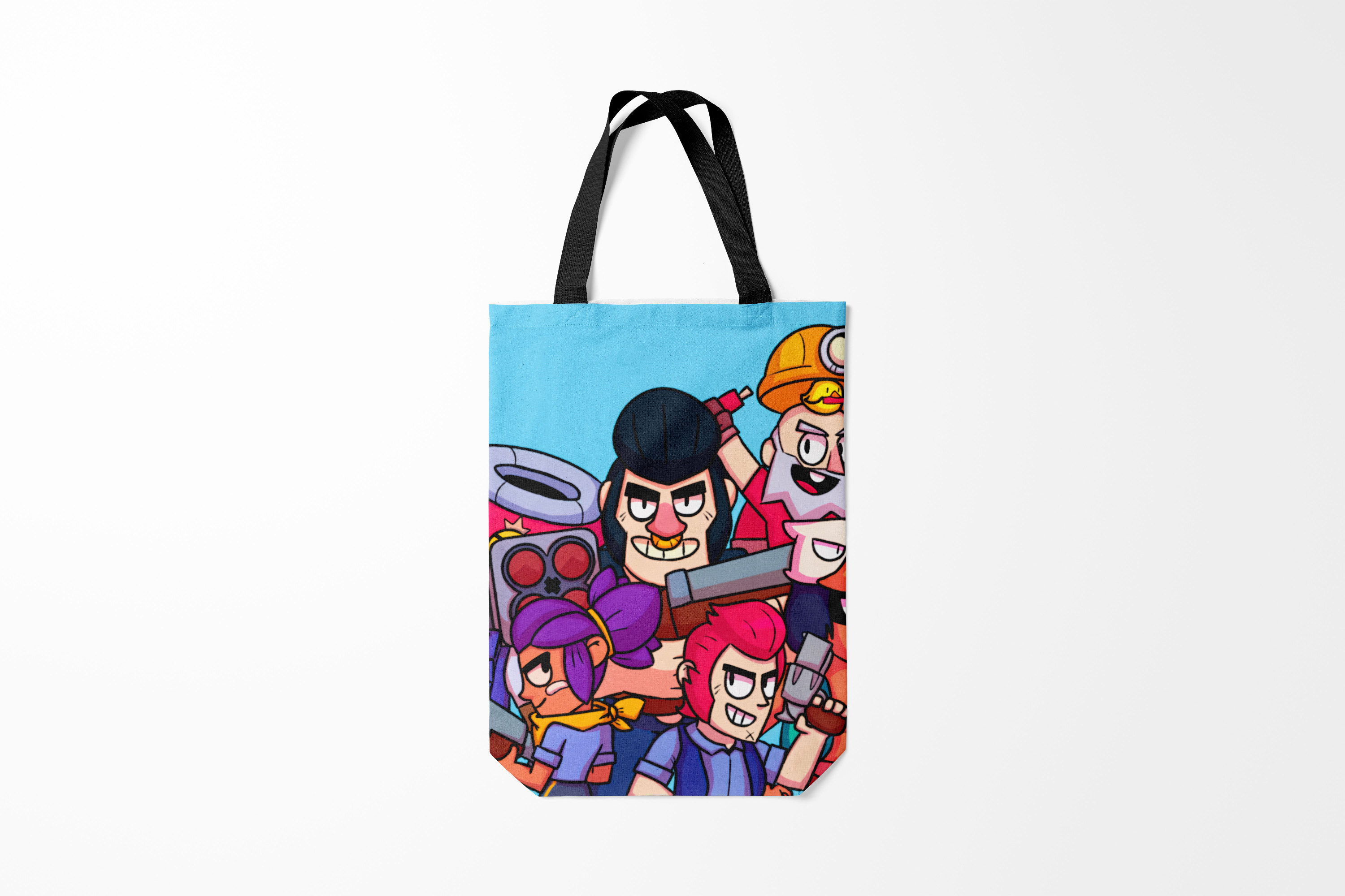 

Сумка шoппер унисекс Burnettie Brawl Stars, желтый, Brawl Stars