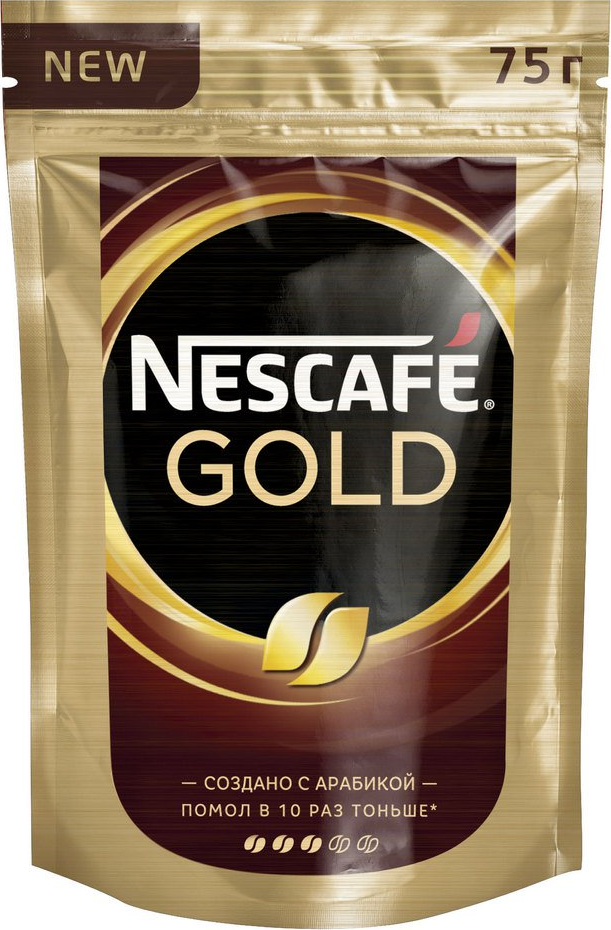 

Кофе Nescafe Gold молотый в растворимом 75 г х 12 шт