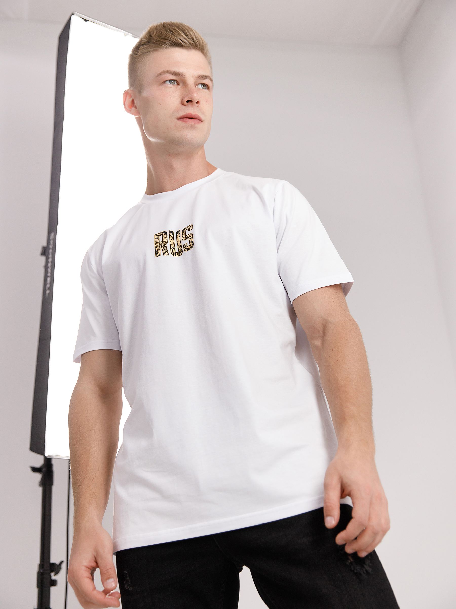 

Футболка мужская Black Star Wear MBA1121-022 белая L, MBA1121-022