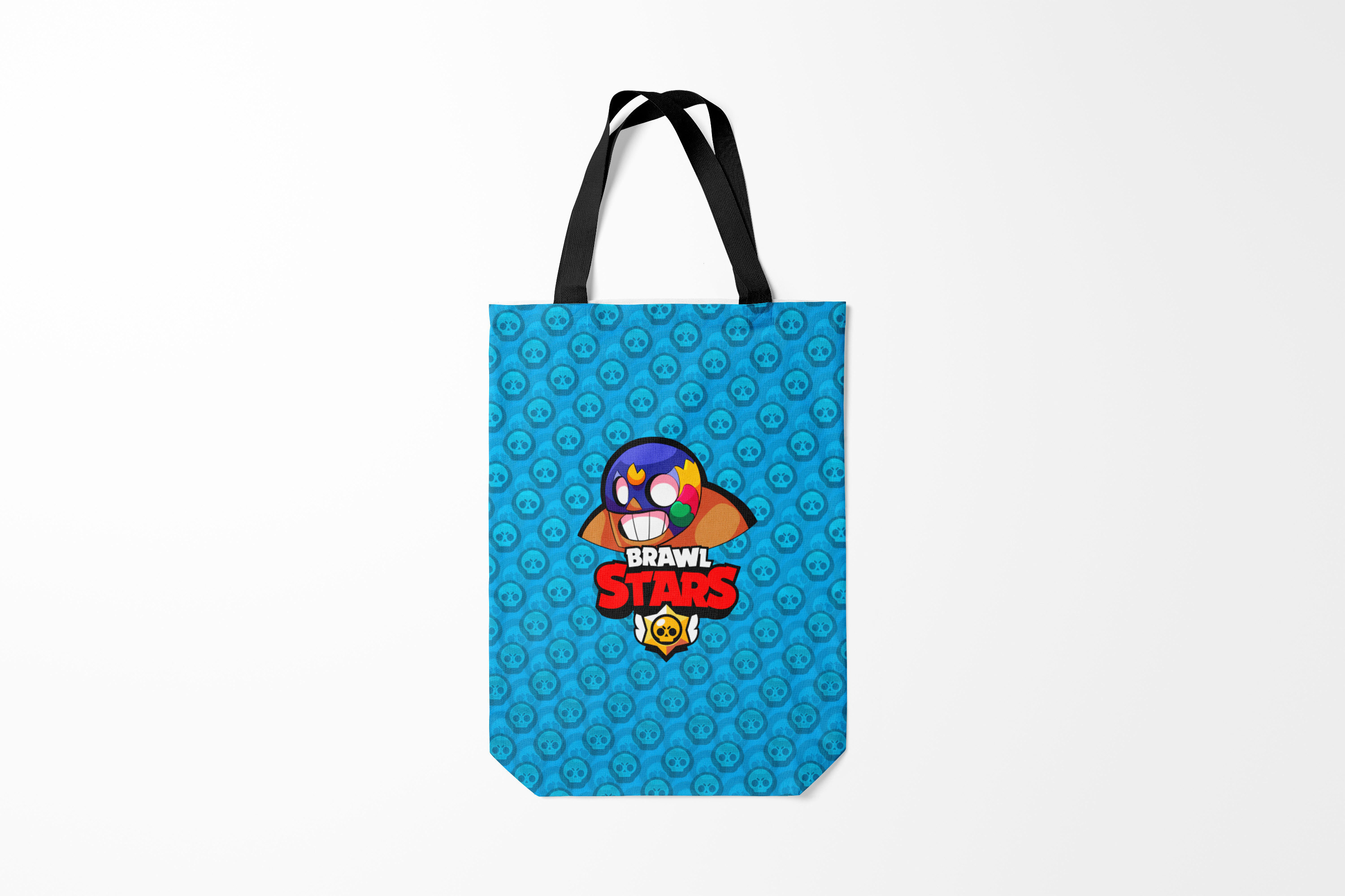 

Сумка шoппер унисекс Burnettie Brawl Stars, черный, Brawl Stars