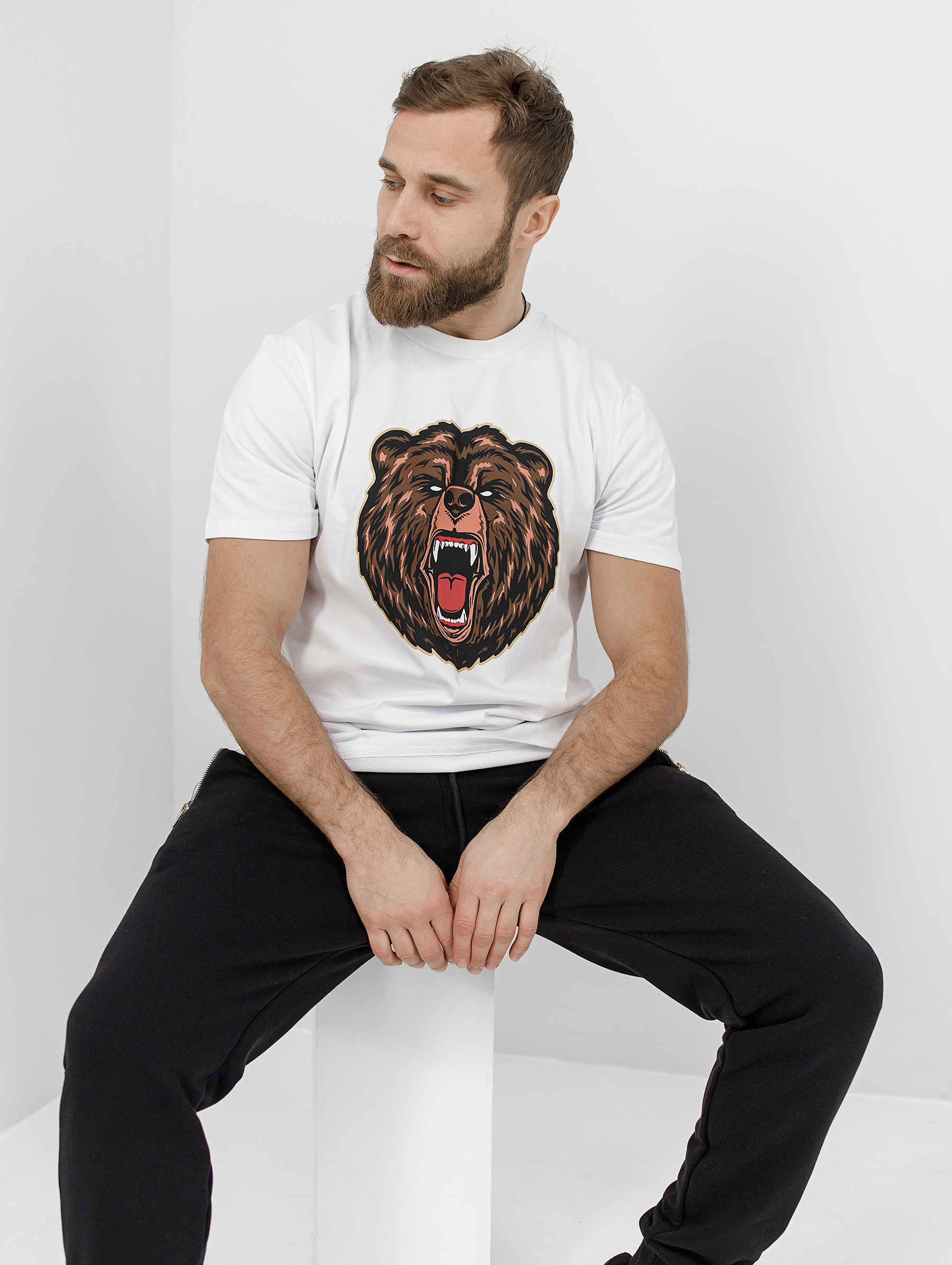 

Футболка мужская Black Star Wear MBA1121-051 белая S, MBA1121-051
