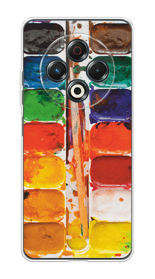 

Чехол на Tecno Spark 30 Акварель, Красный;желтый;синий, 309150-1