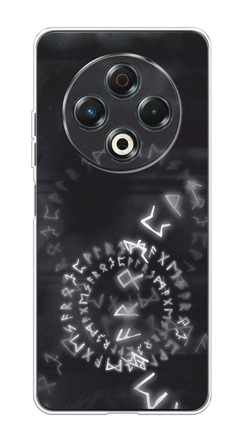 

Чехол на Tecno Spark 30 Руны, Серый;черный, 309150-1