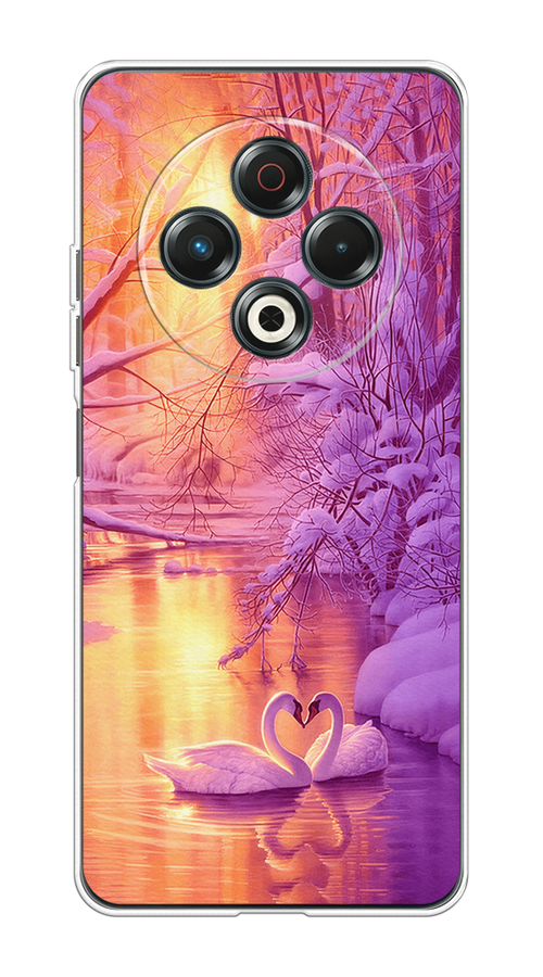 

Чехол на Tecno Spark 30 Зима 1, Фиолетовый;желтый, 309150-1