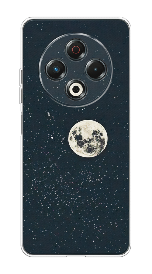 

Чехол на Tecno Spark 30 Полнолуние, Бордовый, 309150-1