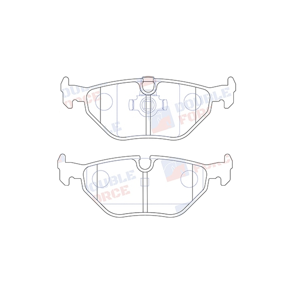 

Тормозные колодки DOUBLE FORCE дисковые dfp1265