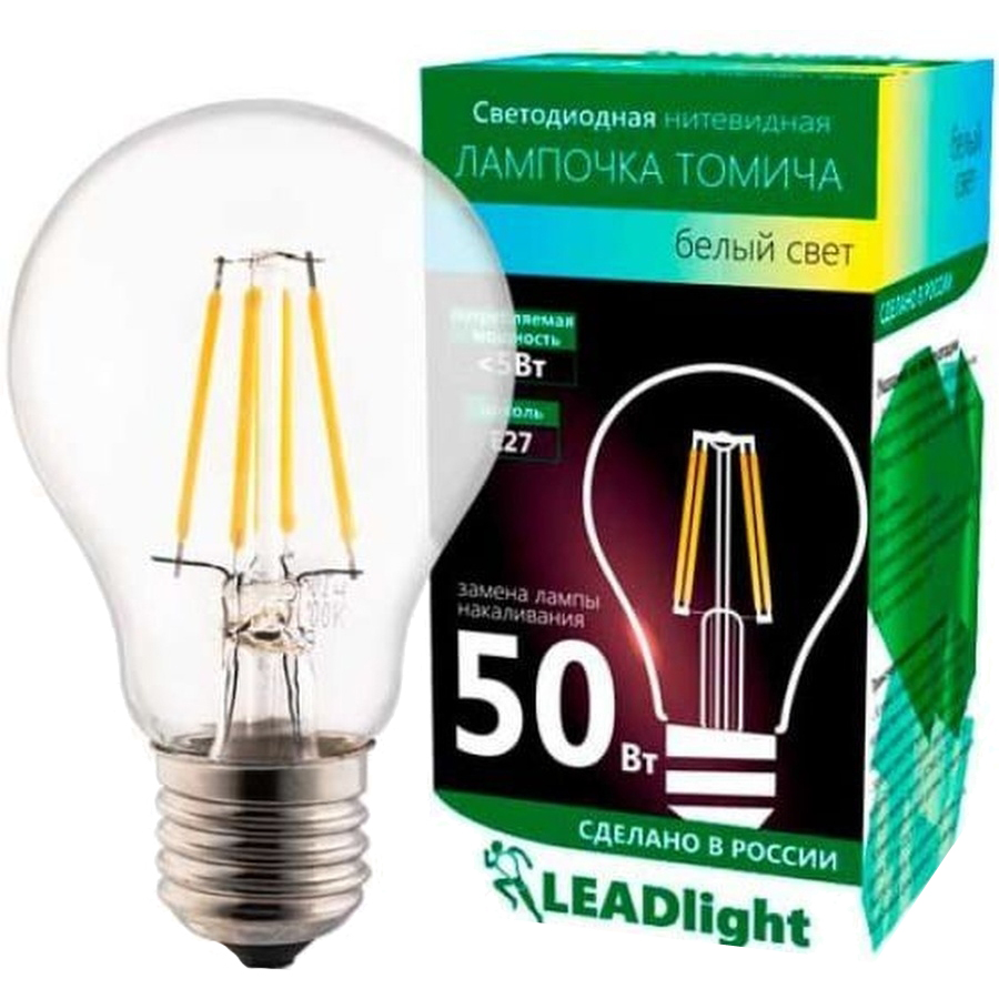 

LEADlight Лампа светодиодная СА 230-5-1 E27/ 27 4000К, 9595