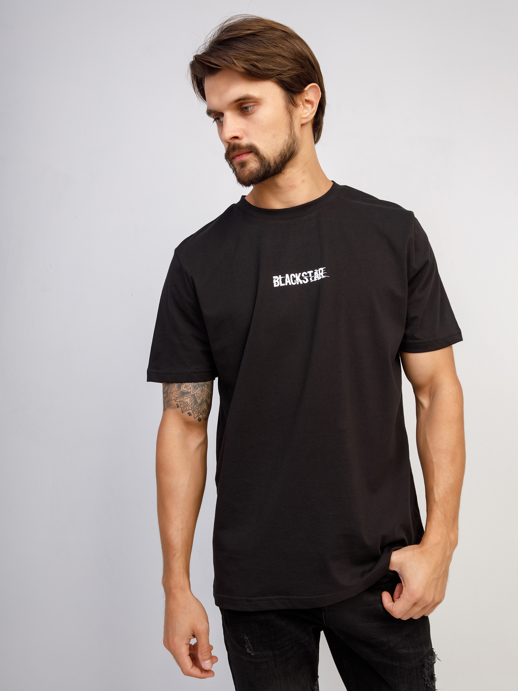 

Футболка мужская Black Star Wear MA1120-100 черная S, MA1120-100