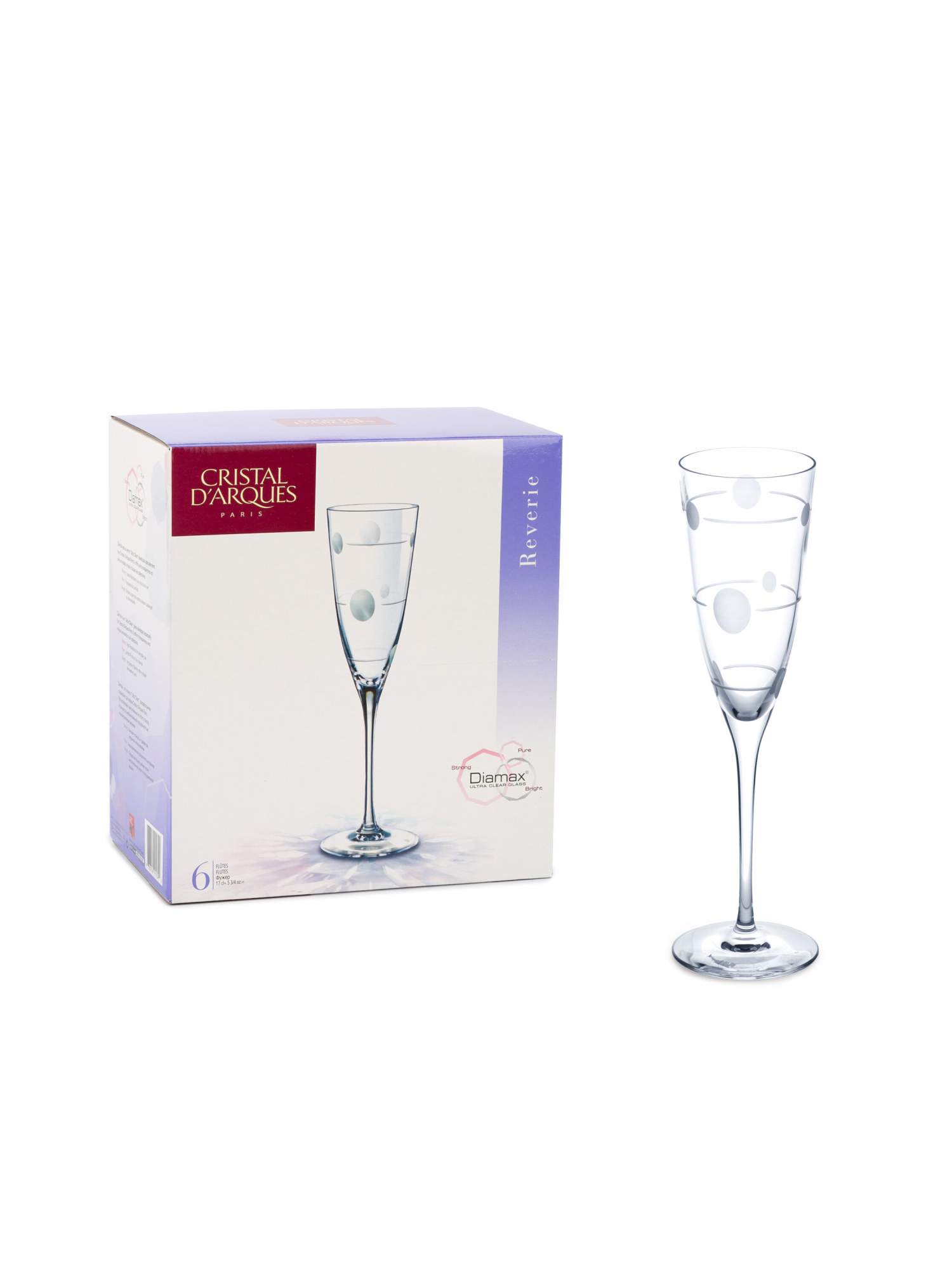 

Набор бокалов CRISTAL D'ARQUES G5661 170 мл 6 шт, reverie 6 шт.