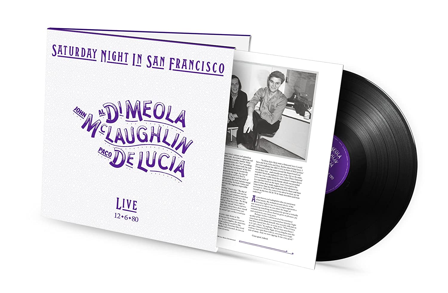 

Al Di Meola & John Mclaughlin & Paco De Lucia Saturday Night In San Francisco (Винил)