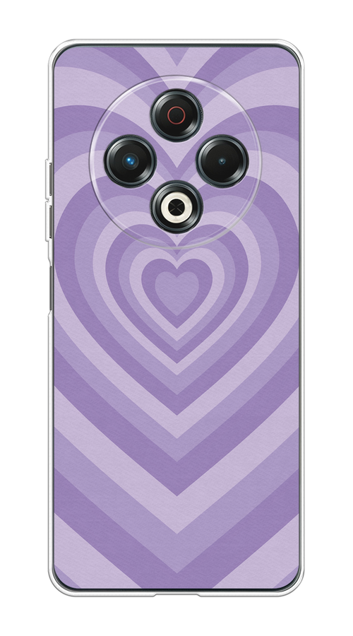 

Чехол на Tecno Spark 30 Violet heart latte, Фиолетовый, 309150-1