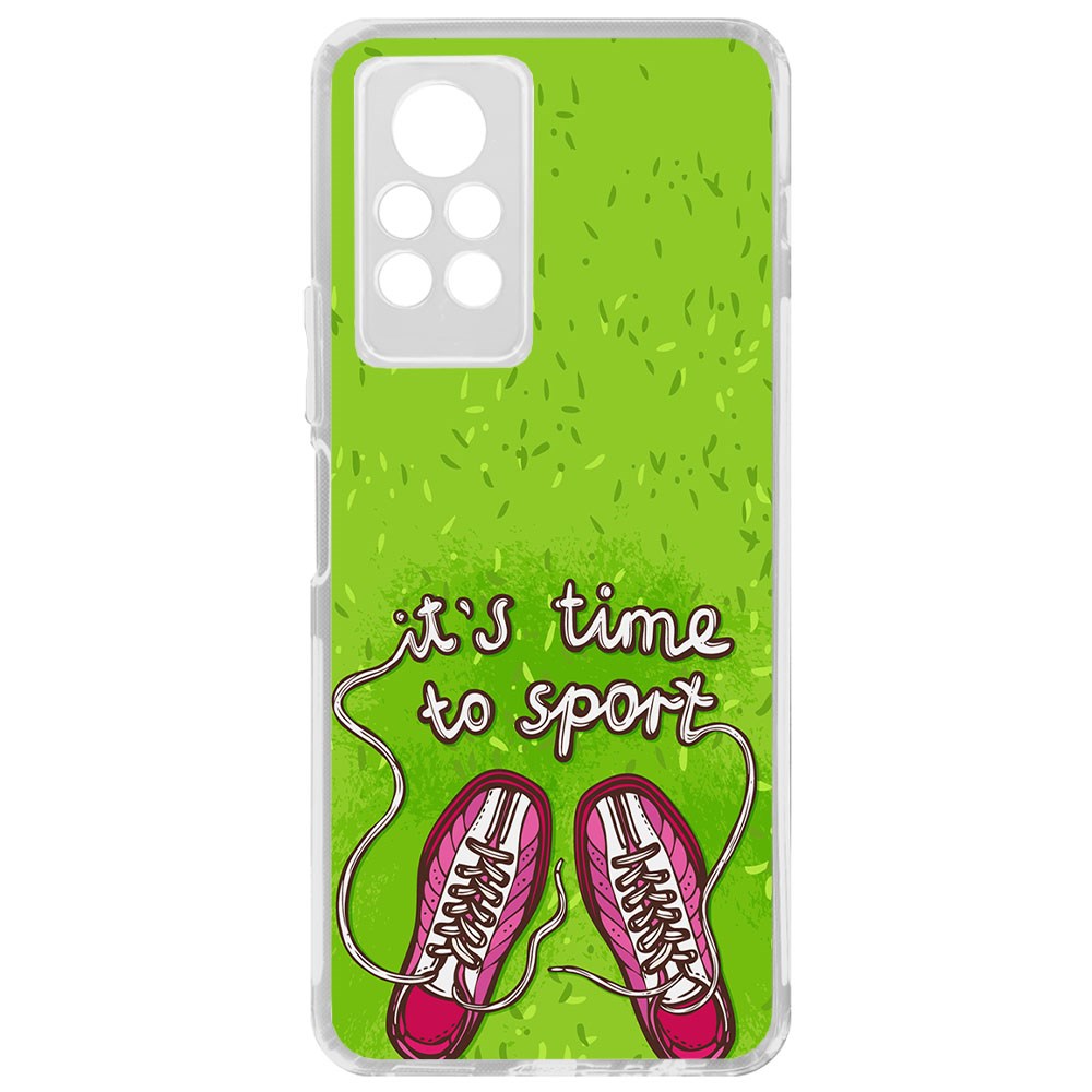 

Чехол-накладка Krutoff Clear Case Кроссовки женские Время спорта для Infinix Note 11 Pro