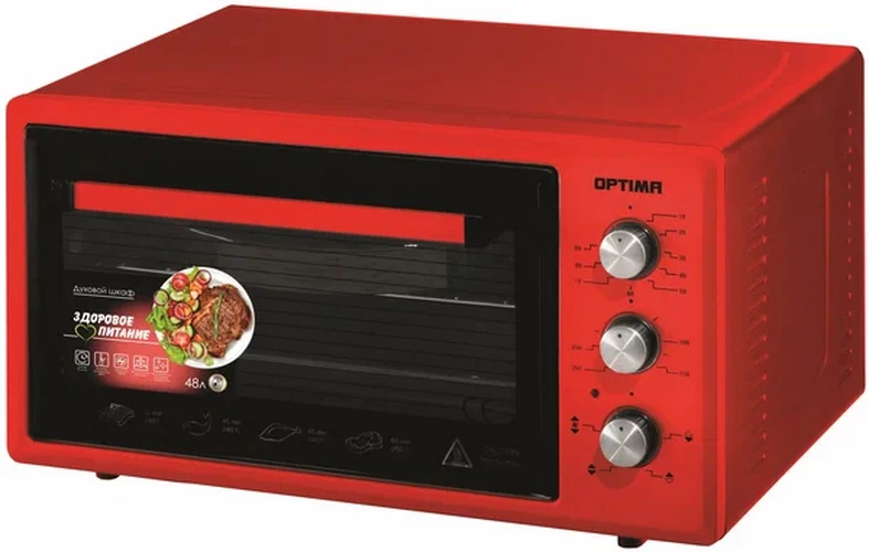 Мини-печь NoBrand OF-48R красный