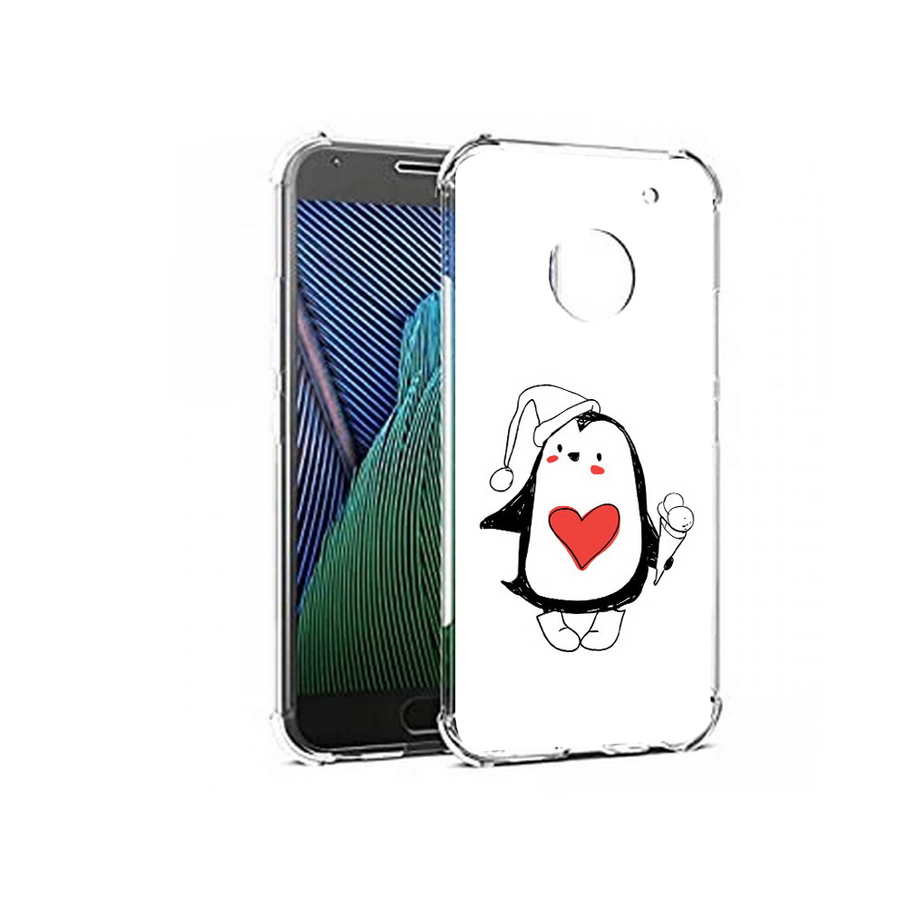 

Чехол MyPads Tocco для Motorola Moto G5 Пингвин с мороженым (PT67504.367.135), Прозрачный, Tocco