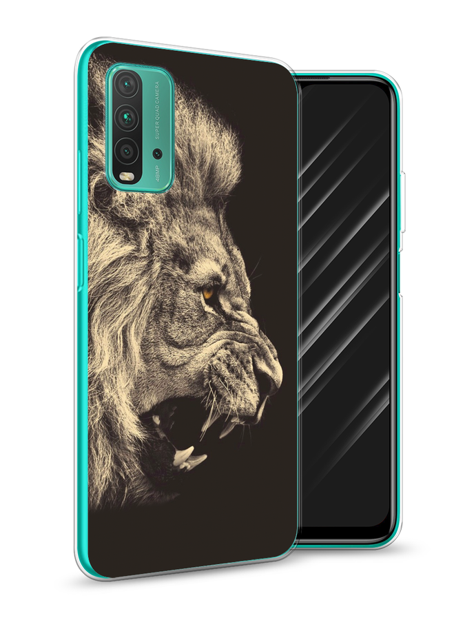

Чехол Awog на Xiaomi Redmi 9T "Львиный рык 2", Разноцветный, 39850-1