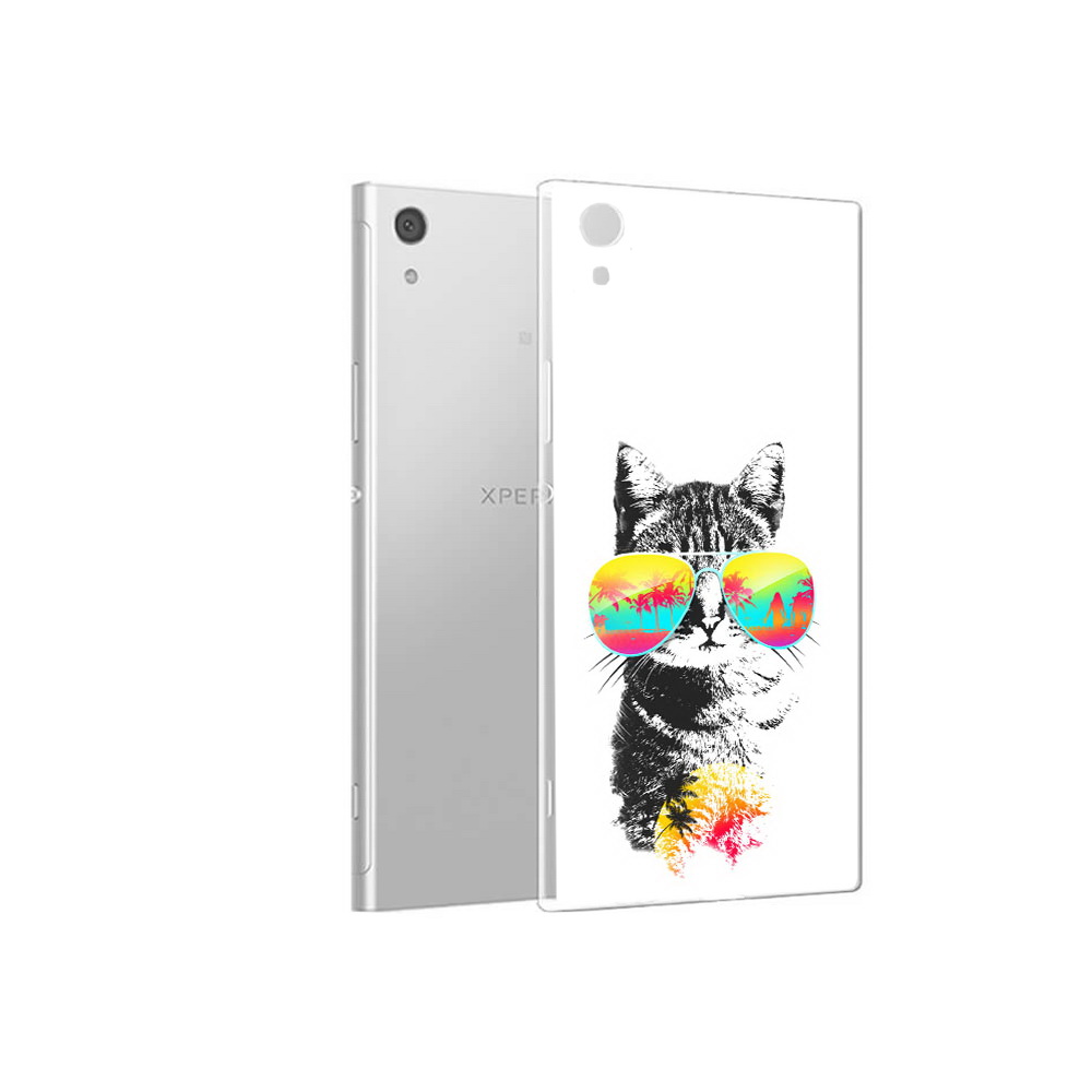 

Чехол MyPads Tocco для Sony Xperia XA1 крутой кот (PT67093.240.425), Прозрачный, Tocco