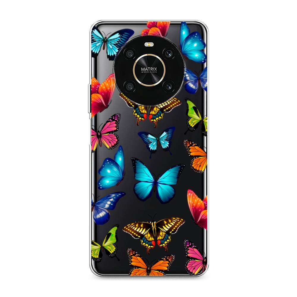 

Силиконовый чехол "Разные бабочки" на Honor X9, Разные бабочки