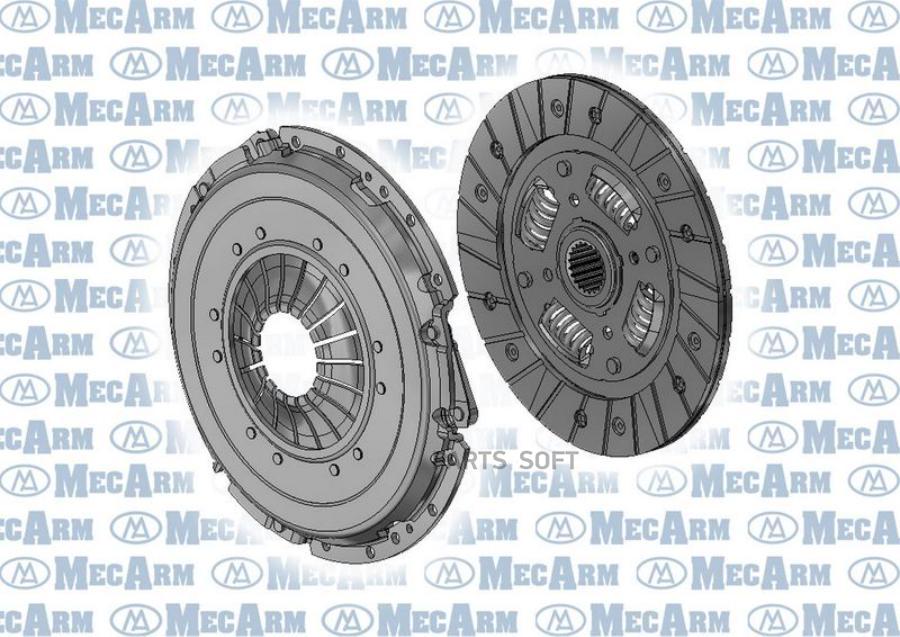 MECARM MK10327D Комплект сцепления (корзина + диск) 1шт