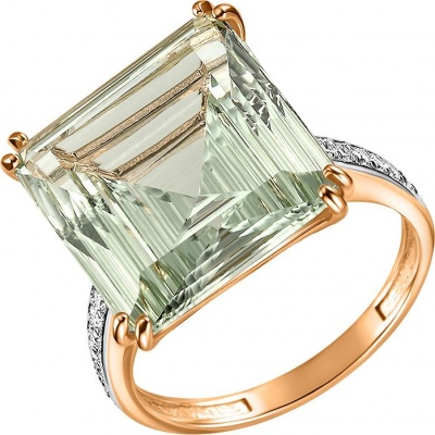 

Кольцо из красного золота с фианитом/аметистом р. 18,5 ALORIS Кольцо 2132АзКцб, Кольцо 2132АзКцб