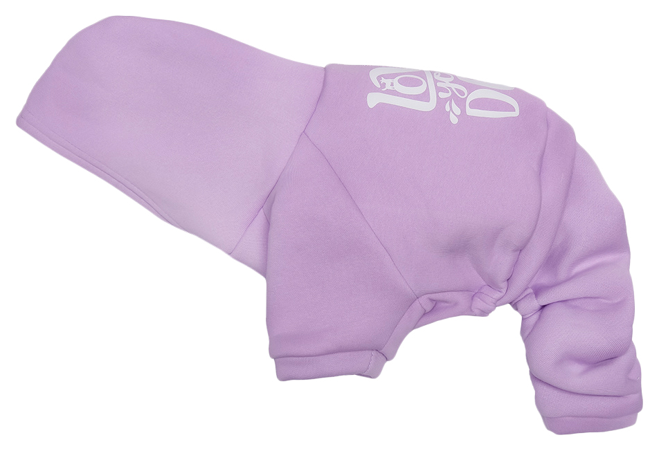 фото Костюм для собак yami-yami одежда, унисекс, фиолетовый, s, длина спины 23 см