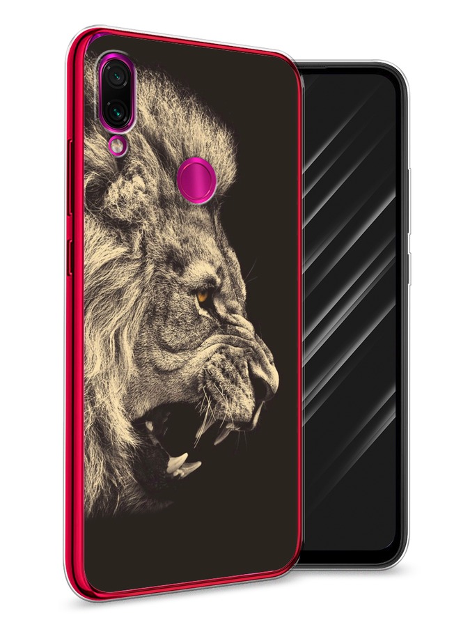 

Чехол Awog на Xiaomi Redmi Note 7 "Львиный рык 2", Разноцветный, 34750-1