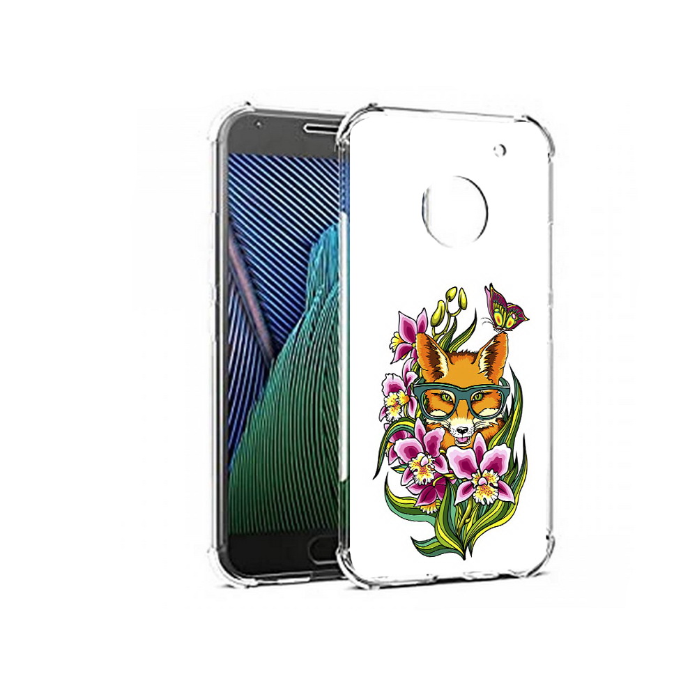 

Чехол MyPads Tocco для Motorola Moto G5 Лиса в цветах (PT67504.367.108), Прозрачный, Tocco