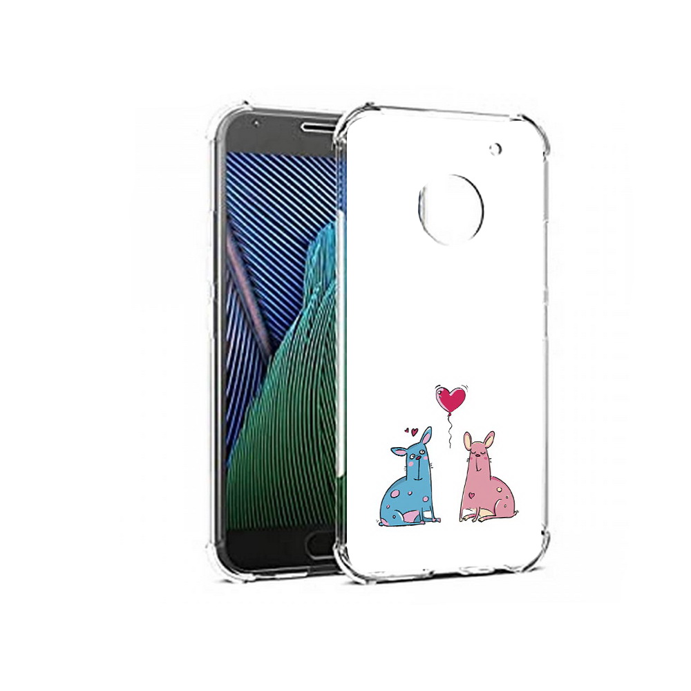 

Чехол MyPads Tocco для Motorola Moto G5 Лама любовь (PT67504.367.102), Прозрачный, Tocco