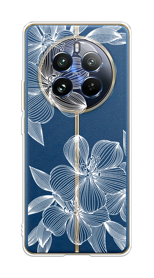 

Чехол на Realme 12 Pro/Realme 12 Pro Plus "Крокус", Белый;прозрачный, 2516250-1