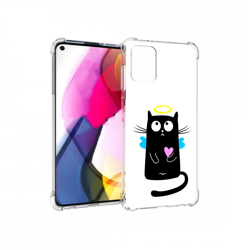 

Чехол MyPads Tocco для Motorola Moto G Кот ангелок (PT227060.366.96), Прозрачный, Tocco