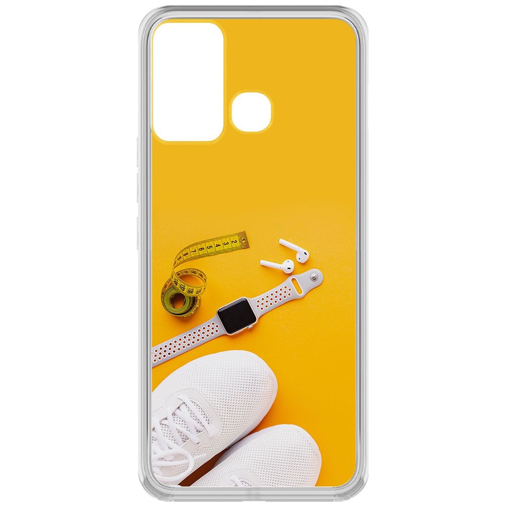 фото Чехол-накладка krutoff clear case кроссовки женские фитнес для infinix hot 12 play