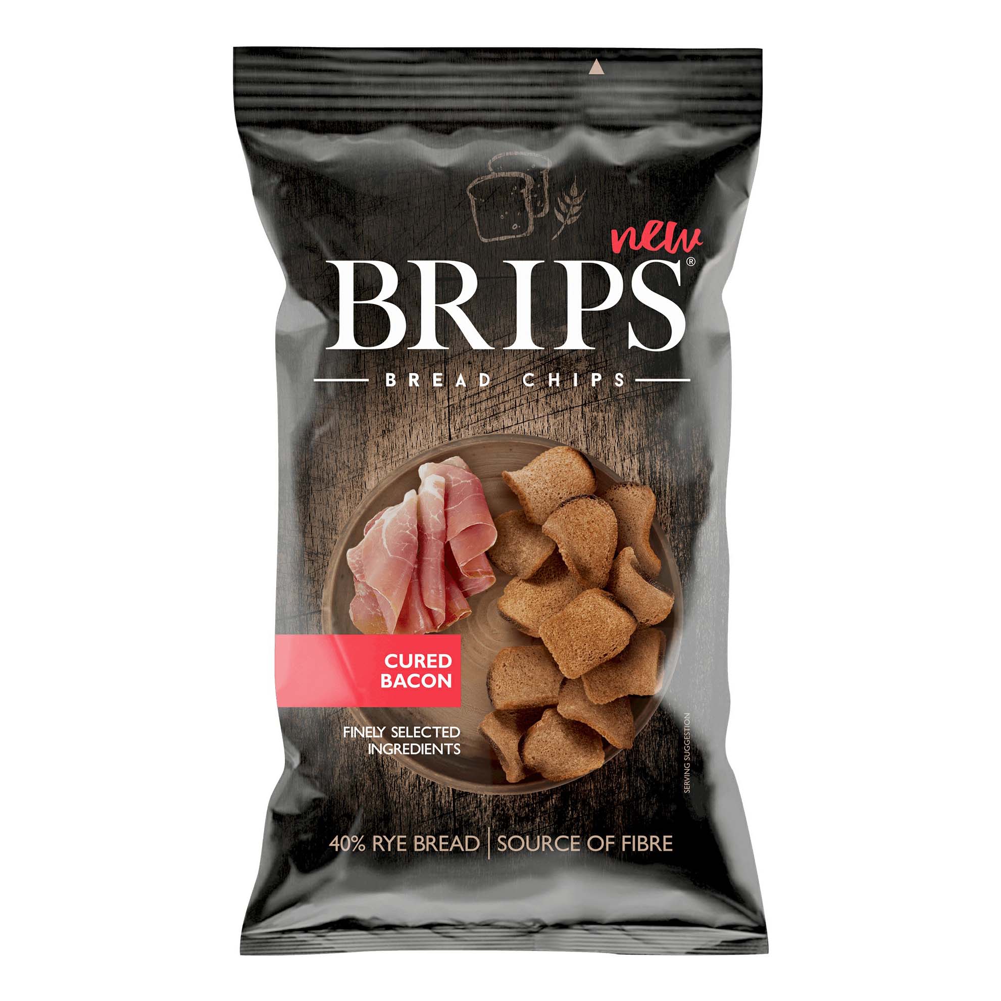 

Чипсы хлебные Brips со вкусом бекона 60 г