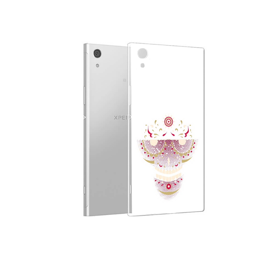 

Чехол MyPads Tocco для Sony Xperia XA1 карнавальный скелет абстракция (PT67093.240.386), Прозрачный, Tocco