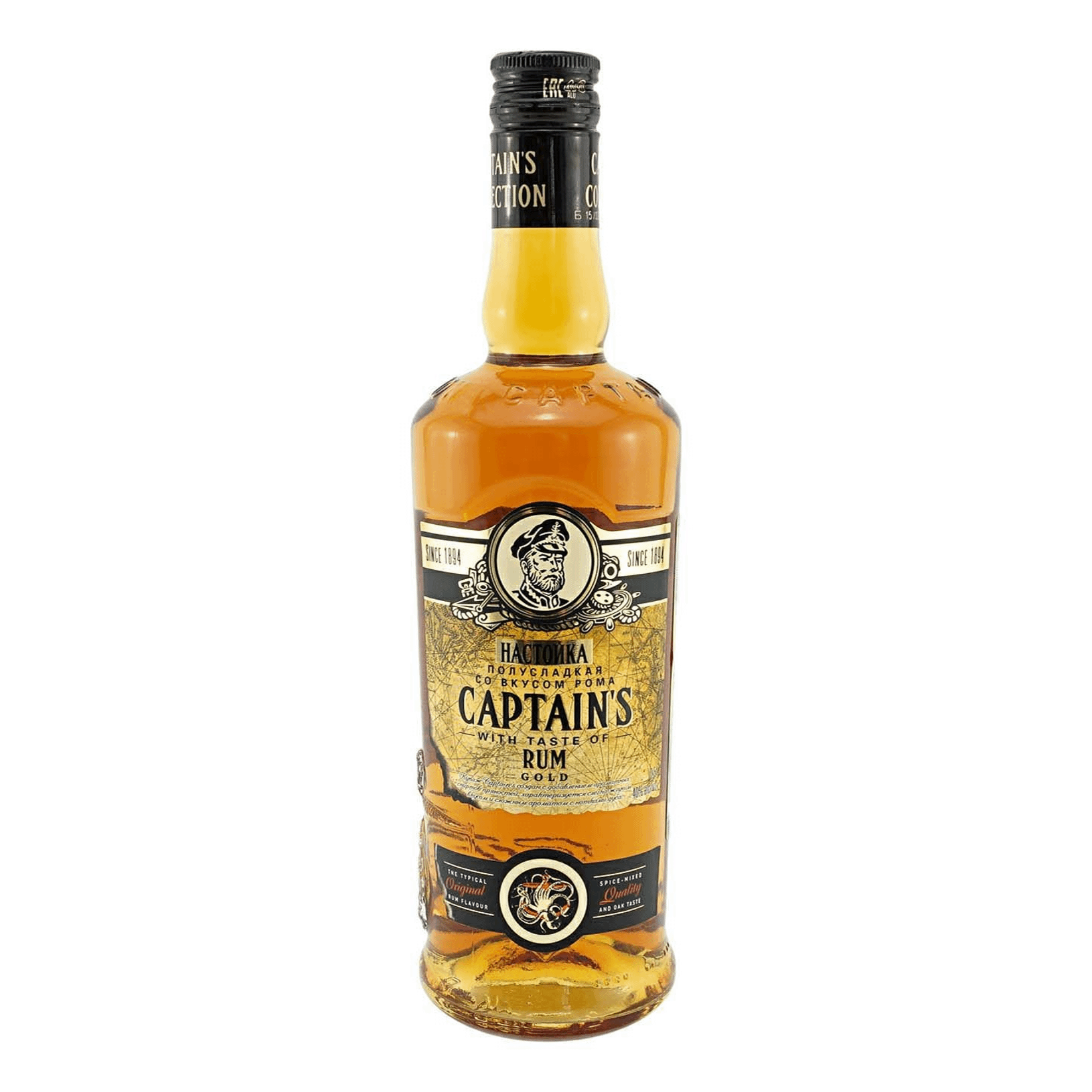 Настойка Captain's Rum Gold 0,5 л