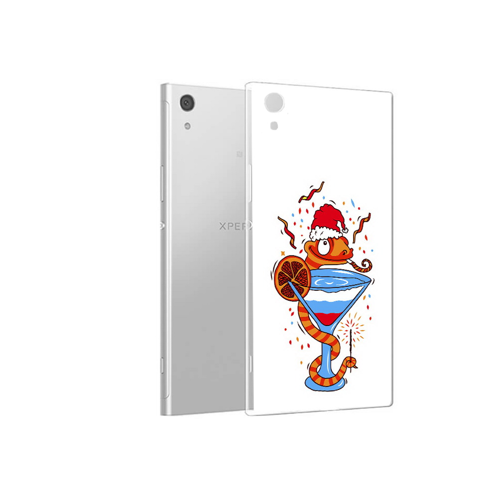 

Чехол MyPads Tocco для Sony Xperia XA1 змейка (PT67093.240.364), Прозрачный, Tocco