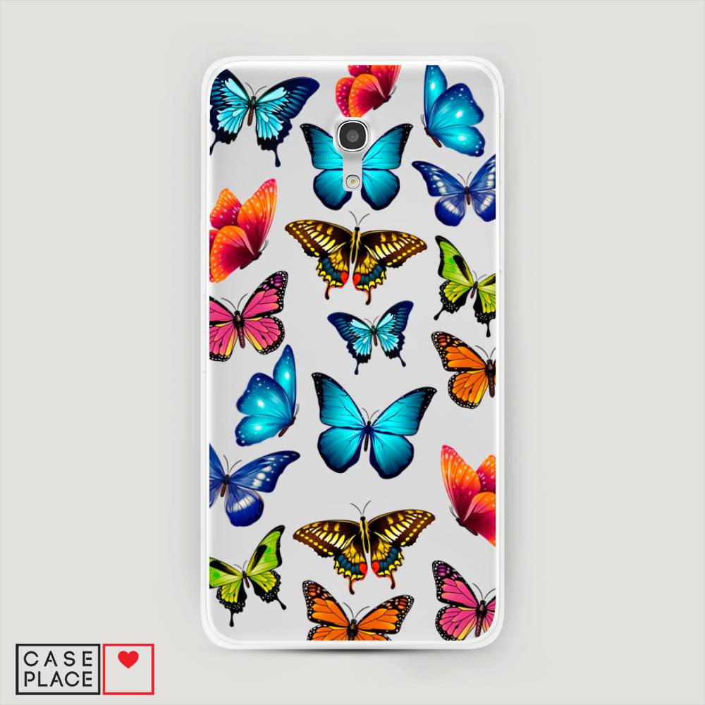 

Силиконовый чехол "Разные бабочки" на Alcatel Pixi 4 (5) 5045D, Разные бабочки