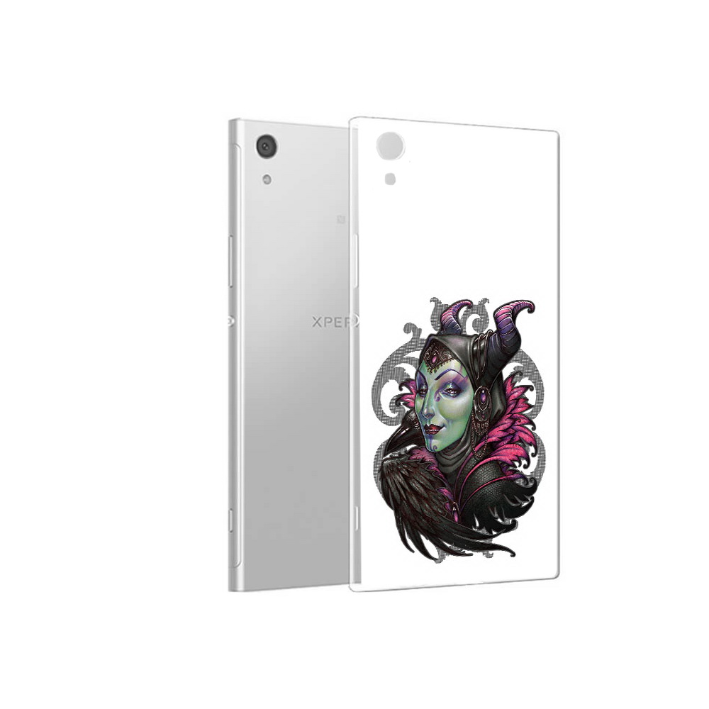 

Чехол MyPads Tocco для Sony Xperia XA1 зеленая девушка с вороном (PT67093.240.357), Прозрачный, Tocco