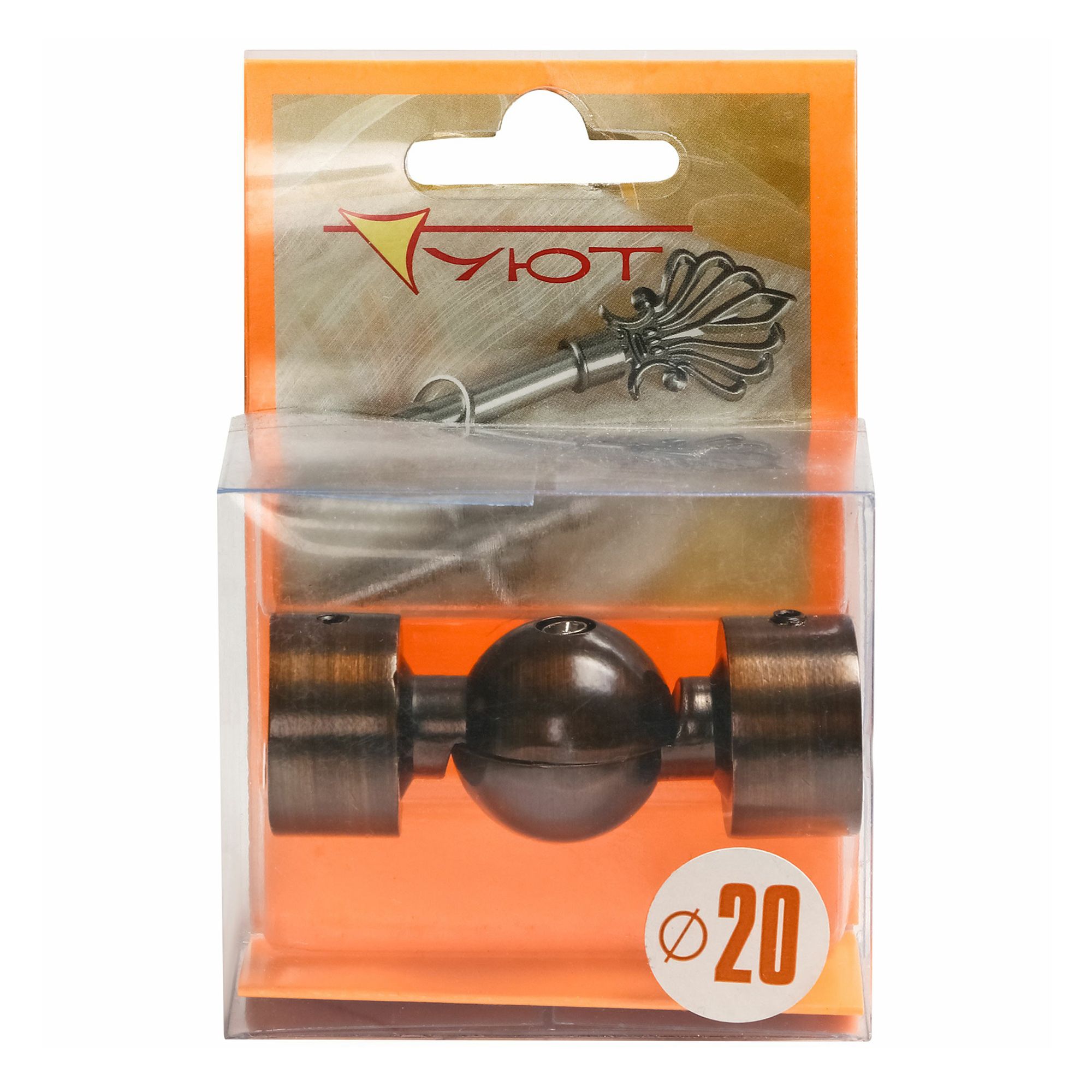 

Эркер Уют Ост шоколад d 20 мм, Коричневый