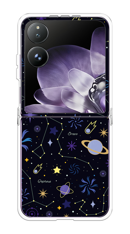 

Чехол на Xiaomi Mix Flip "Цветной космос", Желтый, 323150-1