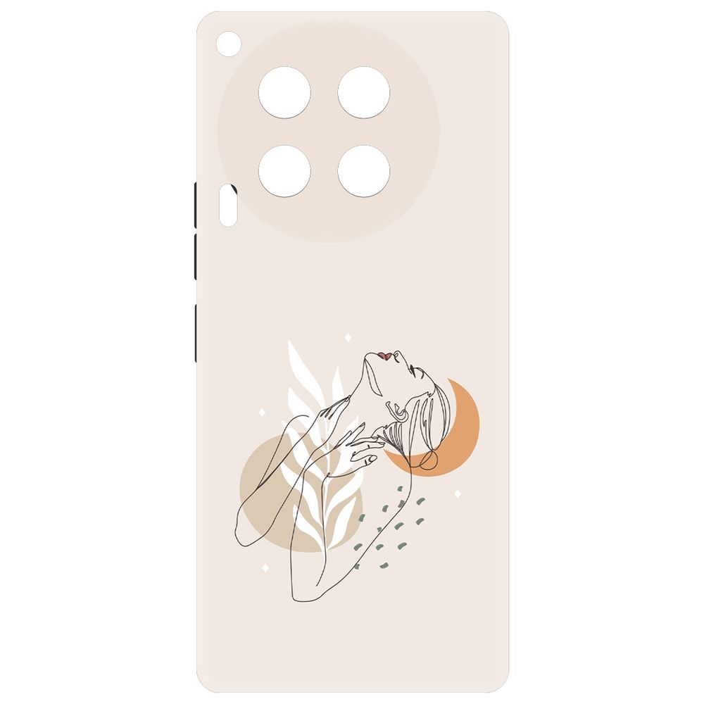

Чехол-накладка Krutoff Soft Case Женственность для TECNO Camon 30 черный