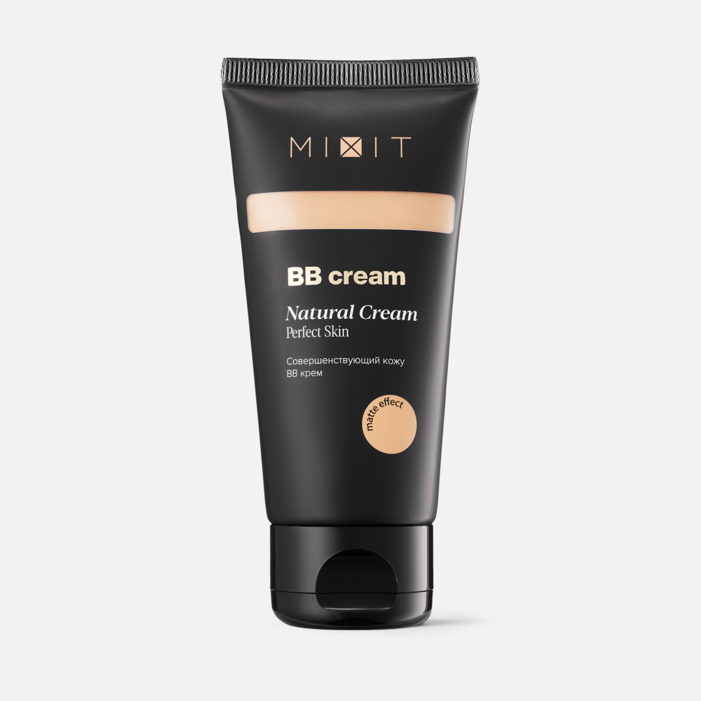 BB-крем Mixit Natural Cream Perect Skin тёмно-бежевый, 60 мл