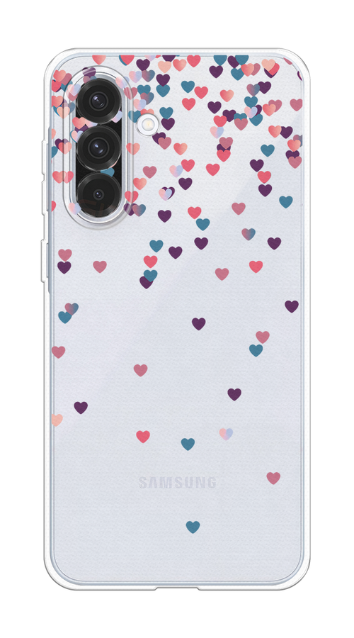 

Чехол на Samsung Galaxy A36 5G Посыпка сердечки, Розовый;фиолетовый, 2110650-1
