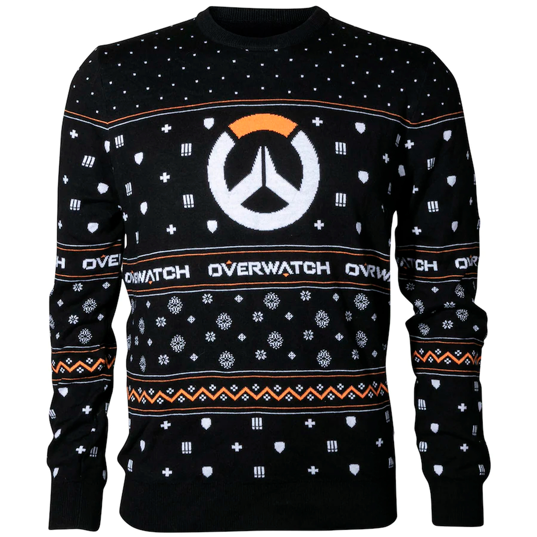 

Джемпер мужской Overwatch Overwatch Over The Holidays Ugly Holiday Sweater черный L S, Черный;разноцветный, Overwatch Over The Holidays Ugly Holiday Sweater