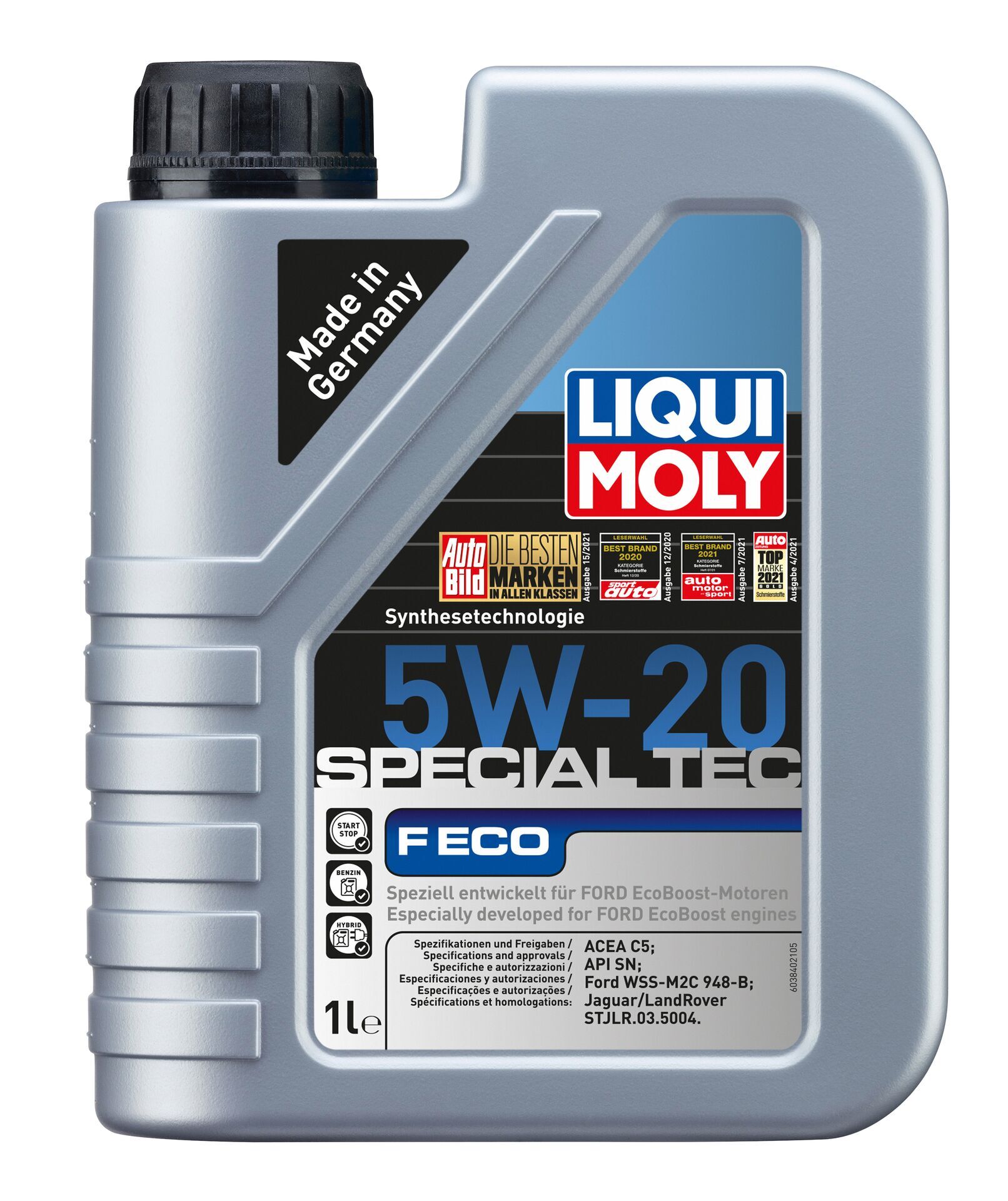 Моторное масло Liqui Moly Special Tec F Eco 5W20 1л 3558₽