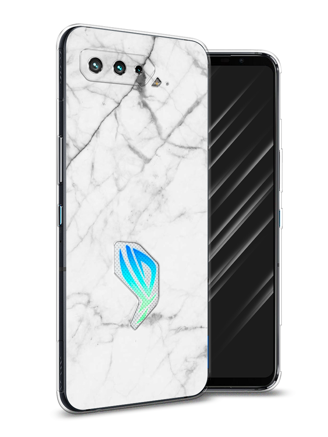 

Чехол Awog на Asus ROG Phone 5 "Светлый мрамор", Серый, 44250-3
