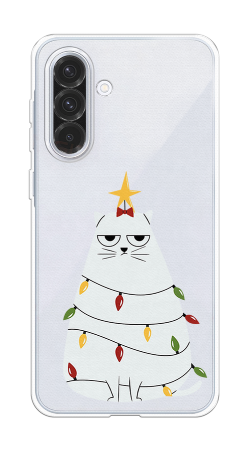 

Чехол на Samsung Galaxy A36 5G Котик в гирлянде, Белый;красный;желтый, 2110650-1