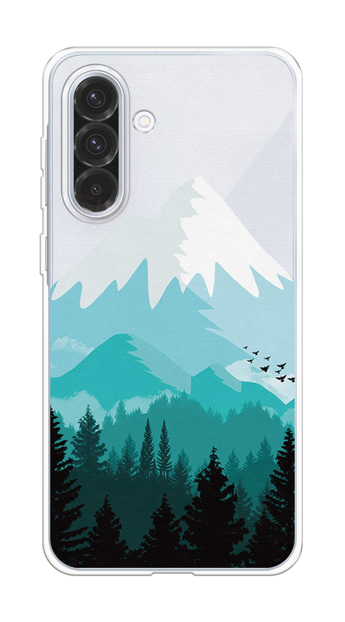 

Чехол на Samsung Galaxy A36 5G Синяя снежная гора, Белый;голубой;бирюзовый, 2110650-1