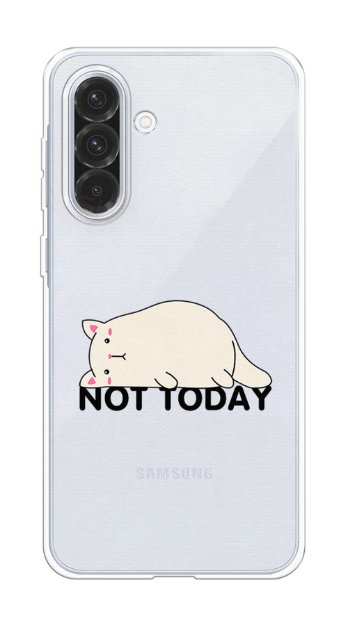 

Чехол на Samsung Galaxy A36 5G Cat not today, Белый;розовый;черный, 2110650-1