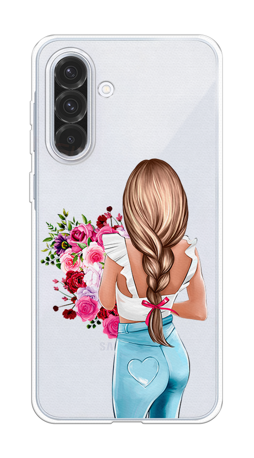 

Чехол на Samsung Galaxy A36 5G Девушка с цветами, Коричневый;розовый;бирюзовый, 2110650-1