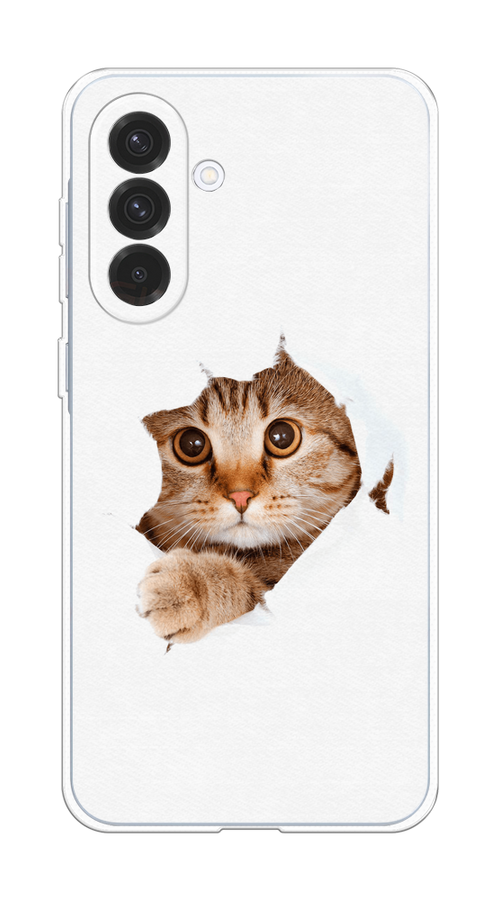 

Чехол на Samsung Galaxy A36 5G Кот и бумага, Белый;коричневый, 2110650-1